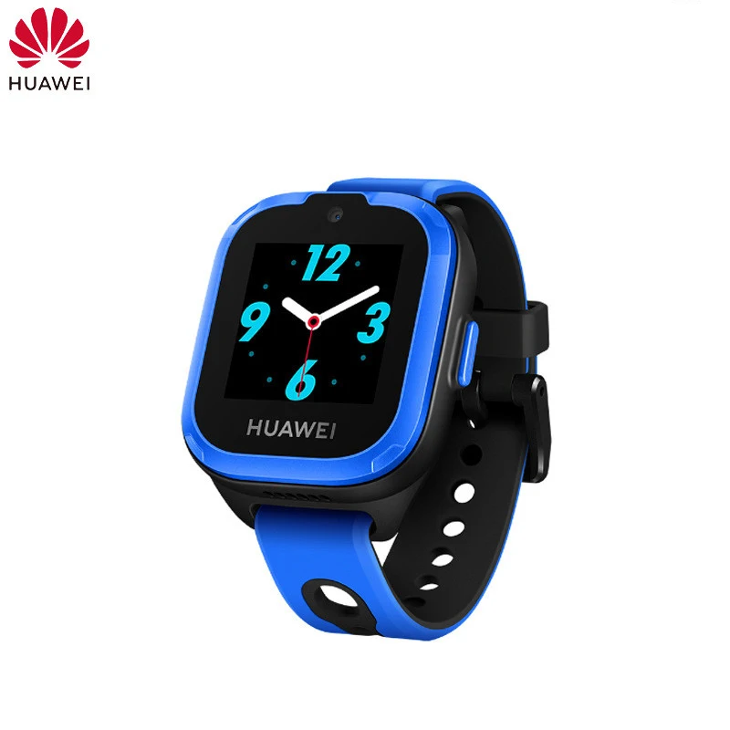 Оригинальные Смарт-часы HUAWEI для детей 3 4G с цветным сенсорным экраном Android IOS SOS голосовой помощник - Цвет: blue
