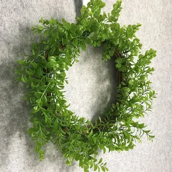 

Artificial Eucalyptus Wreath Green Wreath Spring Wreath for Front Door Décor X4YE