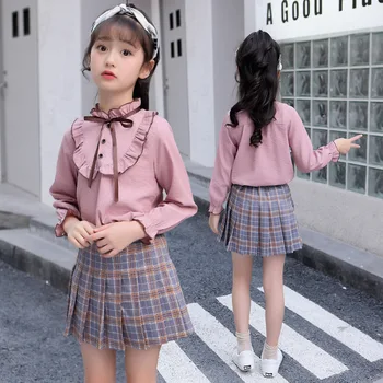 

Girls Sets summer 2020 new short-sleeved t-shirt shorts suit big children short sleeve 4-14 years old children's clothing