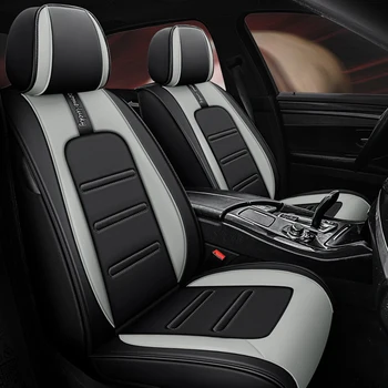 

Full Coverage Eco-leather auto seats covers PU Leather Car Seat Covers for dacia dokker duster logan 2