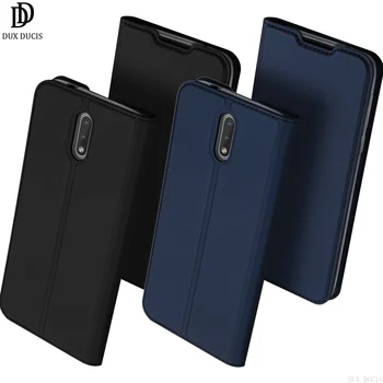 

Dux Ducis Flip Case For Nokia 2.3 Card Slot Holder Wallet Stand Cover TPU Soft Bumper Protective Anti-knock Case