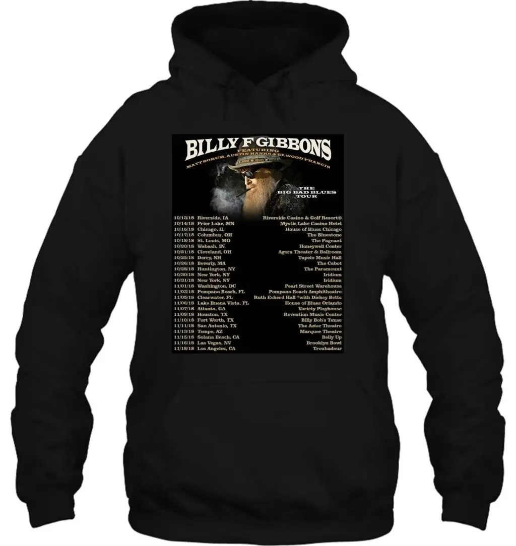 Мужская толстовка BILLY F Гиббонс Тур даты полный размер женская уличная одежда