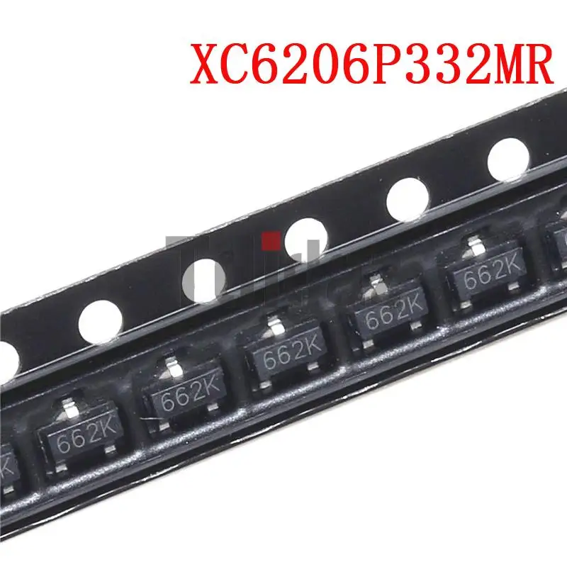 50-100 шт. XC6206P332MR SOT-23 SOT XC6206P332 SOT23 XC6206 SMD(662K) 3 V/A новый и оригинальный чипсет IC |