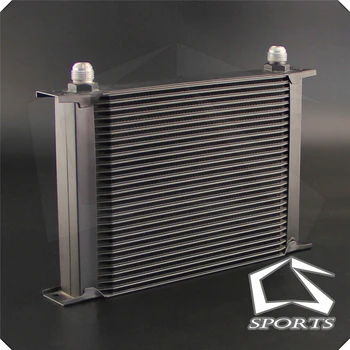 

Universal AN10 28 Row Engine Transmission 248mm Oil Cooler Mocal Style Black