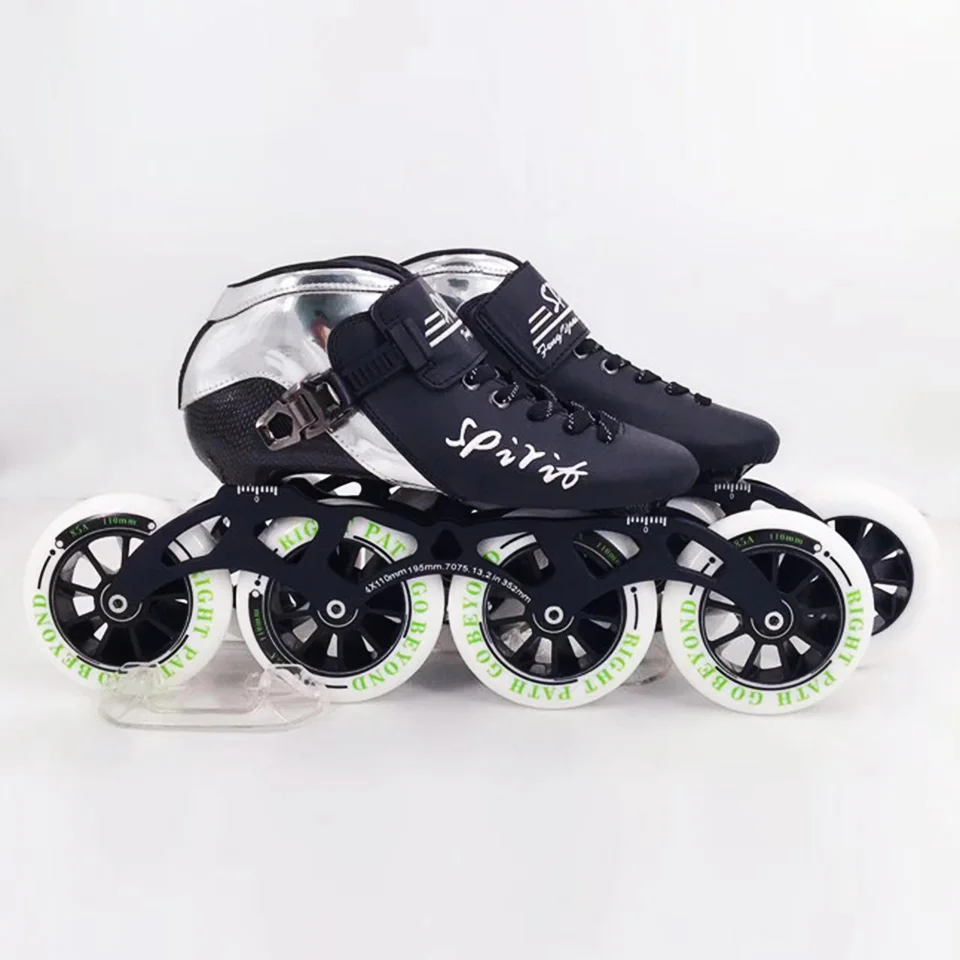 Japy Spirit скоростные роликовые коньки из углеродного волокна профессиональные соревнования коньки гоночные ролики похожие Powerslide F070