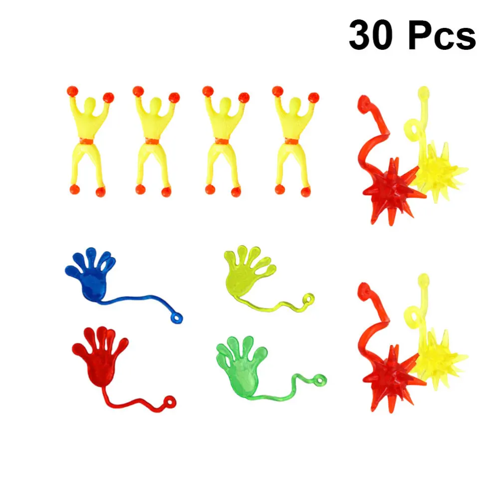 30pcs Kids Stretchy Sticky Toy Children Funny Toys Meteor Hammer Anti stress Games Visual Touch Random Color | Игрушки и хобби