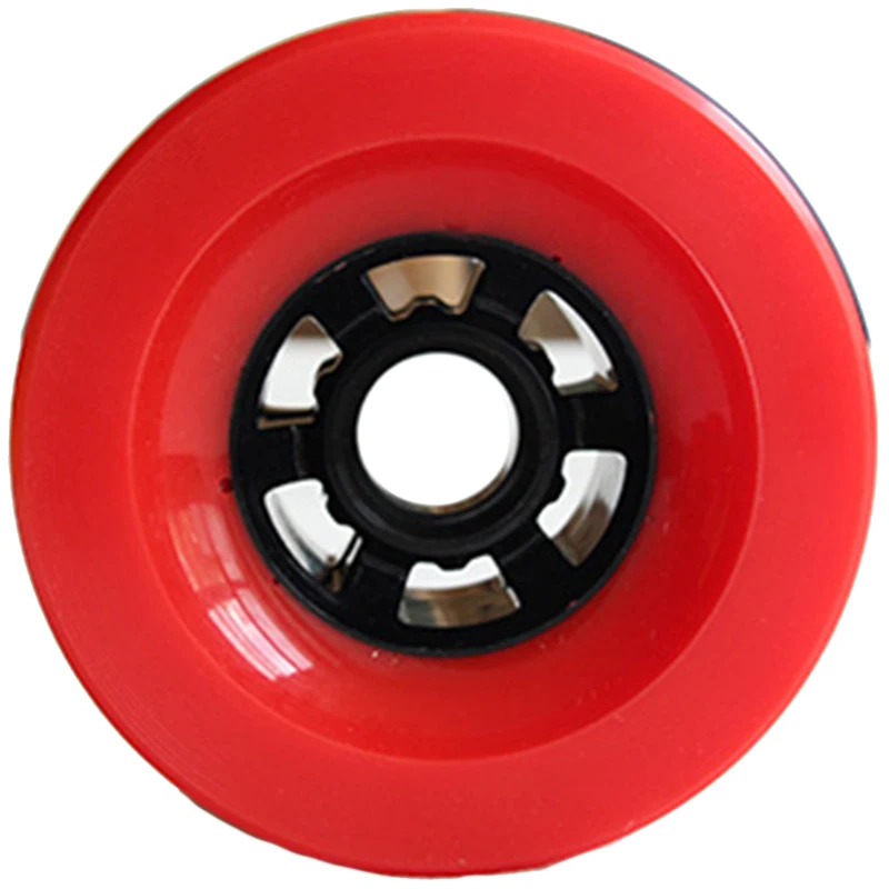 

New Transparent Skateboard Wheels 90x52Mm Longboard Wheels Men Women Brush Street Wheels Red Wheels