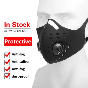 

PM2.5 Face Mask Motorcycle Cycling Racing Mask Anti Haze Dust Pollution Filter Reusable Mask Filter Shipped Within 24 Hours