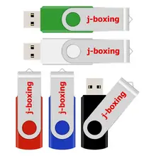 J-มวย Pendrive โลหะ USB แฟลชไดรฟ์ 64GB 32GB 16GB 8GB 4GB Flash Disk USB Memory Stick CLE USB อุปกรณ์จัดเก็บข้อมูลสำหรับคอมพิวเตอร์(China)