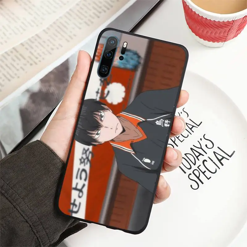 Huawei dustproof case haikyuu Anime Phone Case For Huawei P20 P30 P40 lite Pro P Smart 2019 huawei phone cover