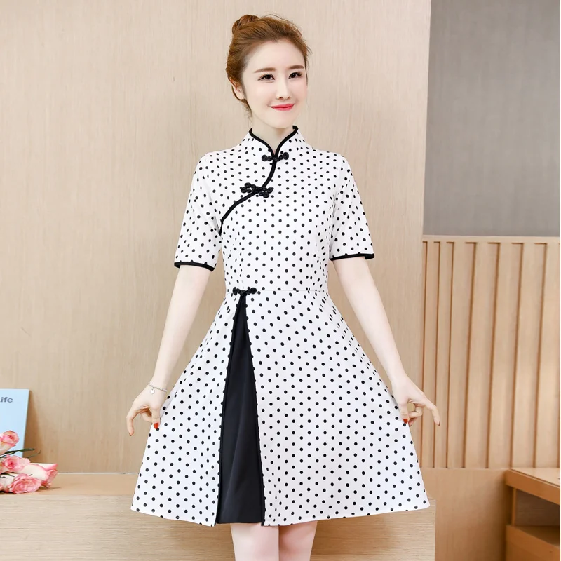 Элегантное китайское женское улучшенное qipao платье подружки невесты для свадебной вечеринки vestidos кружевное Сетчатое китайское платье cheongsam - Цвет: color1
