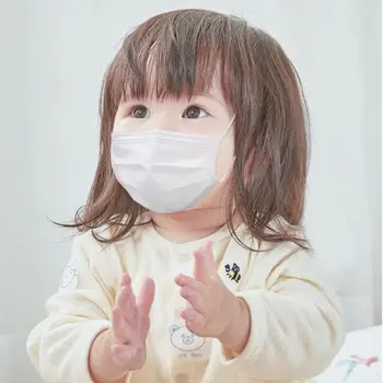 

1/3/5/10/20pcs Kids Health Comfort Disposable Air Pollution Elastic Mask 3 Ply Non-woven Protective Face Mask Children Hot New