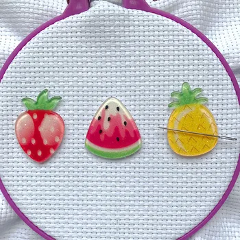 

Fruit Needle Minder for Cross Stitch Embroidery Accessories Keep track of your needles