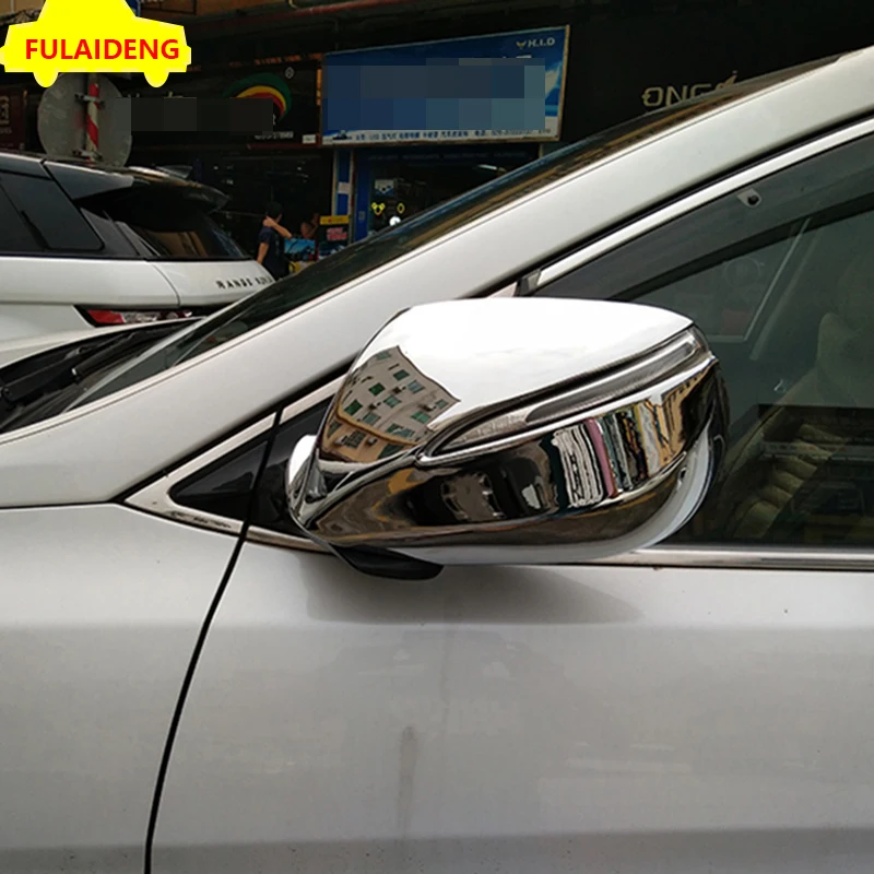 4 шт. для hyundai Santa Fe IX45 2013- ABS хромированные боковые дверные Чехлы для зеркал аксессуары для стайлинга автомобилей