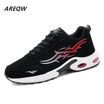 

2019 Spring and Autumn Men's High-top Leather Casual Shoes Fashion Wild New Wear-resistant Comfortable Men's Shoes