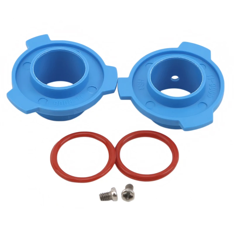 Soporte de bombilla de faro LED azul para coche, adaptador de Base de lámpara, PVC, HB3-9005/H4/H3/H11/H1/HB4-9006/H8/H7/880