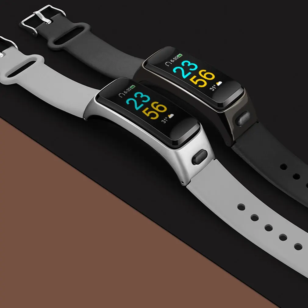 BY51 Bluetooth Earphone Smartband 2 in 1 Passometer Heart Rate Blood Pressure Monitor Smart Bracelet Sport Fitness Tracker Watch