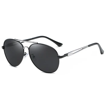 

BINGKING Vintage Metal Polarized Pilot Style Sunglasses Men Classic Brand Polaroid Material Lenses 2032 UV400 Protection Eyewear