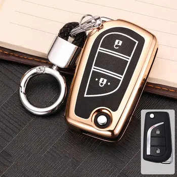 

New Zinc alloy luminous Car Key Case Full Cover For Toyota CROWN Camry COROLLA Auris Corolla Avensis Verso Yaris Aygo Scion TCIM