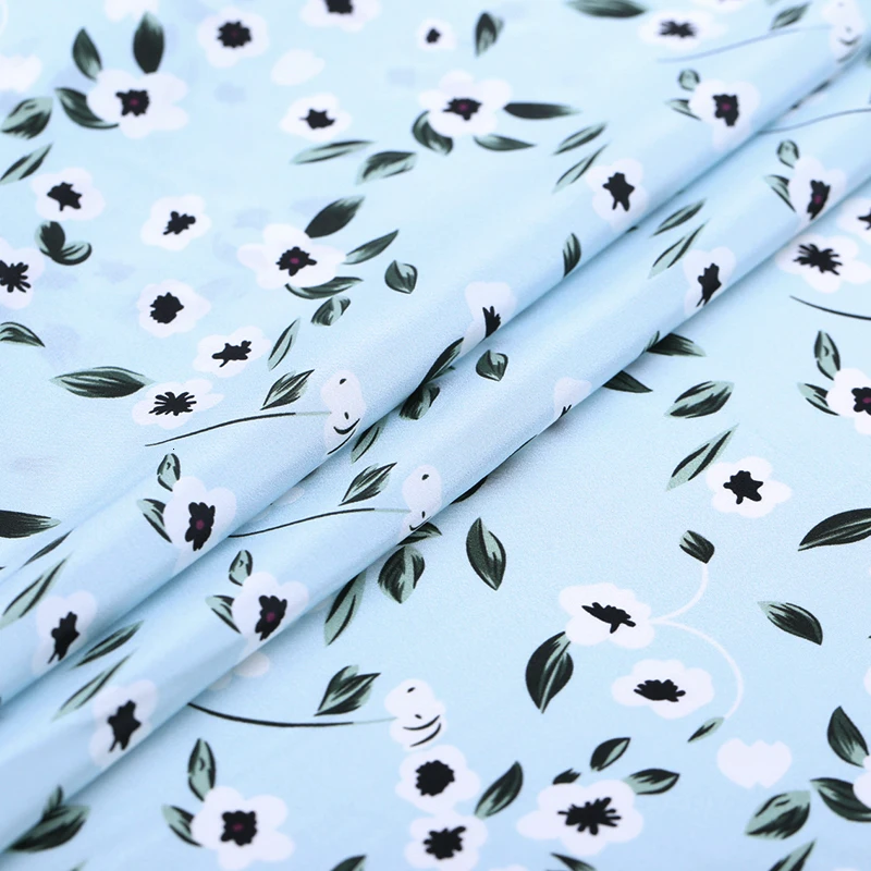 Натуральная шелковая ткань 114 см в ширину 16 мм флорет 16 Тим печать настоящая ткань платья