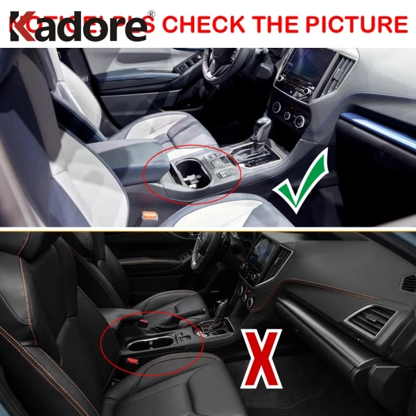 Для Subaru XV Crosstrek Hybrid SUV 2018 2019 2020 AT Car Gear Shift Cover Trim Inner Box Control Украшение