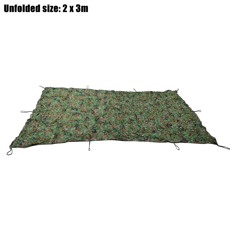 

2Mx3M Hunting Military Camouflage Nets Woodland Army Camo netting Car Cover Shelter Camping Shade Tent sun Shade ultralight