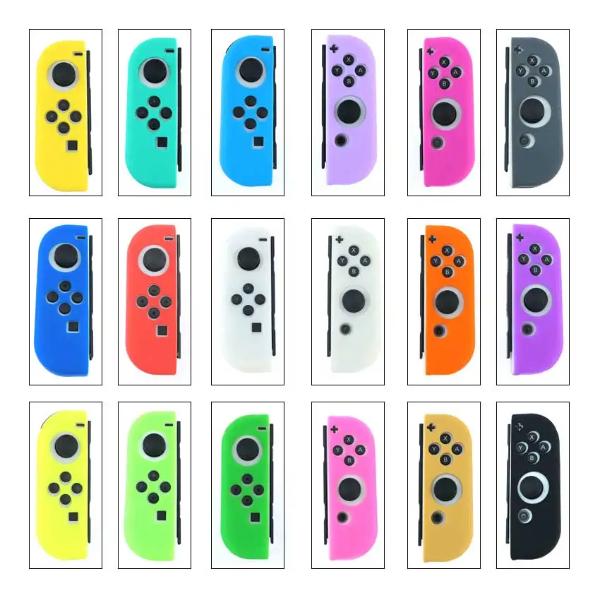 YuXi 1 комплект красочный мягкий чехол для Joy-Con Силиконовый чехол защитный чехол для nyd Switch Joycon контроллер