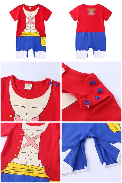 10 Cores Bebê Meninos Jumpsuits Bebê Meninas Roupas Manga Curta Kakarot  Akatsuki Romper 100% Algodão Crianças Crianças Infantil Roupas A18 De  $43,02