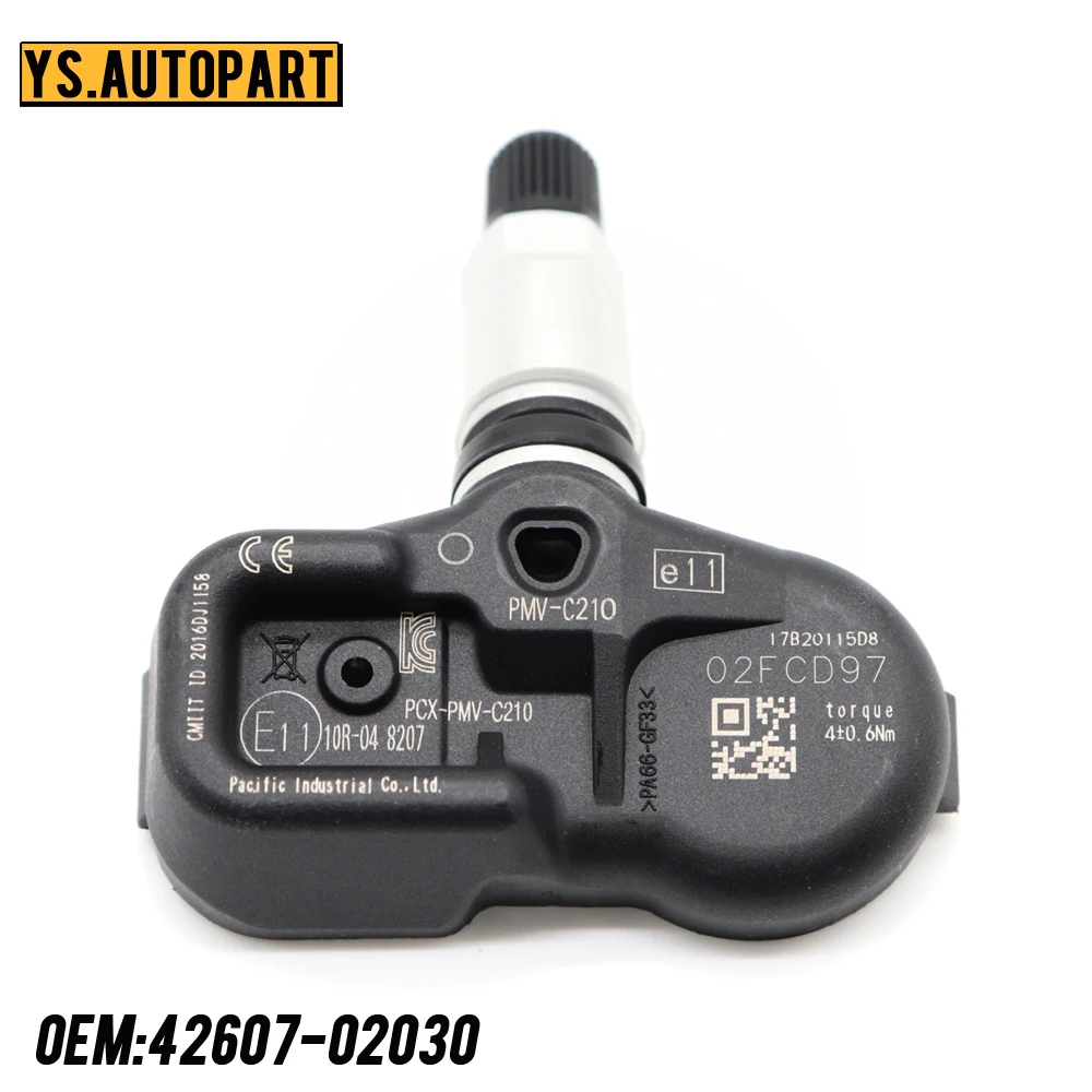 Автомобильный TPMS Senor для Lexus LX RX 2009 2015 433 МГц PMV C210 датчик давления в шинах 42607 02031 28103