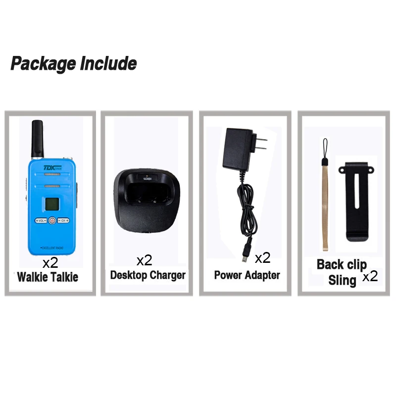 Комплект из 2 предметов, новинка, мини TDXONE TD-Q7 иди и болтай Walkie Talkie “иди и 5 Вт 16CH UHF400-480MHz КПК Удобный 7 цветов подходит для Baofeng Uv-5r UV82UV-82