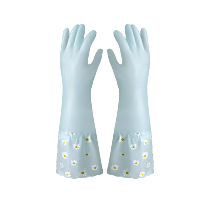 Kitchen Dishwashing Gloves Household Dish Washing Gloves Rubber Kitchen Cleaning Tools Bathroom Accessories
