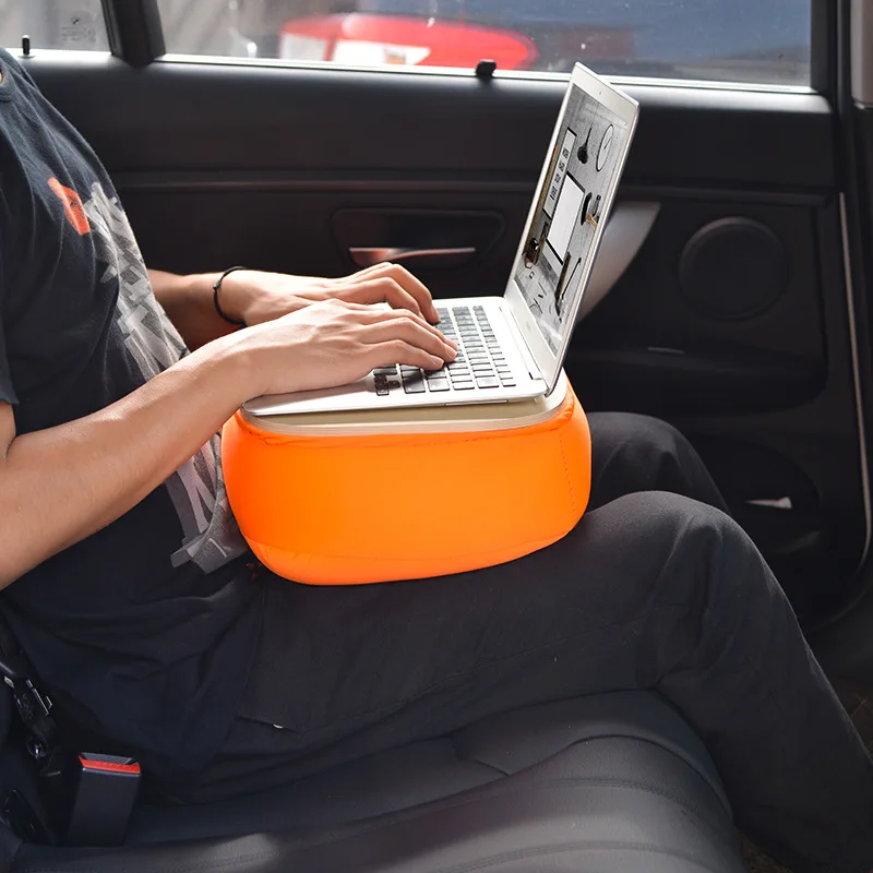 

Multifunction Knee Lap Desk Laptop Table for 14 inch Computer Phone Flip Portable Outdoor Headrest Office Home Nap Pillow