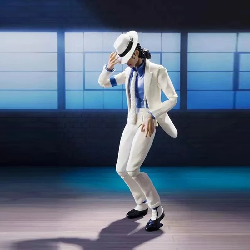 14 см SHF Michael Jackson Smooth Criminal Moonwalk антигравитационная фигурка модель игрушки кукла