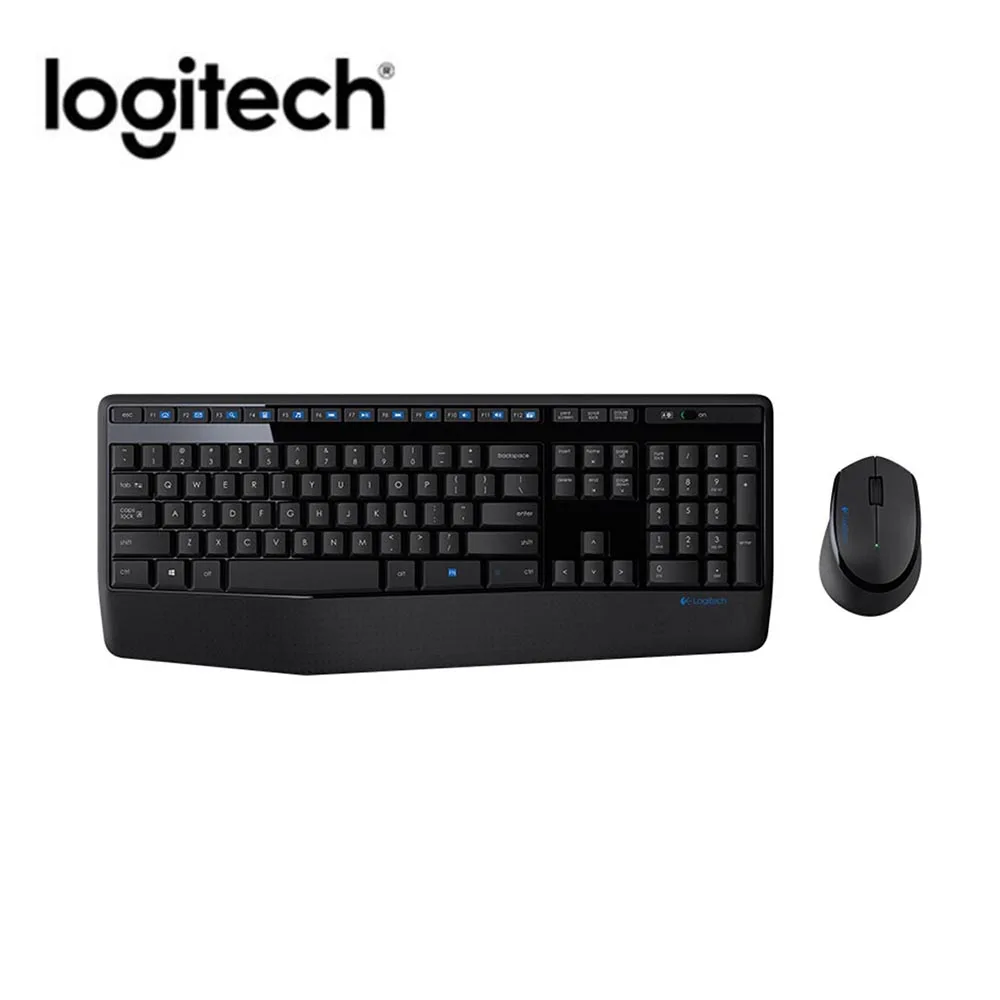 Беспроводная клавиатура lotech MK345 2,4 GHz, комбинированная, вертикальная, защита от брызг, Офисная Клавиатура, полноразмерная клавиатура с подставкой для ладони+ мышь