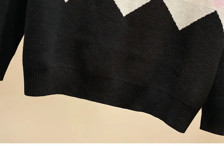 BOBOKATEER осенне-зимняя одежда вязаный свитер большого размера женские Топы повседневные Большие размеры пуловер женский свитер Pull Femme