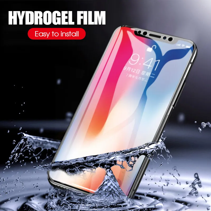 

Soft Screen Protector For iPhone 11 Pro Max 7 8 6 6s Plus Hydrogel Protective Film For iPhone XR X XS Max Protector Non Glass