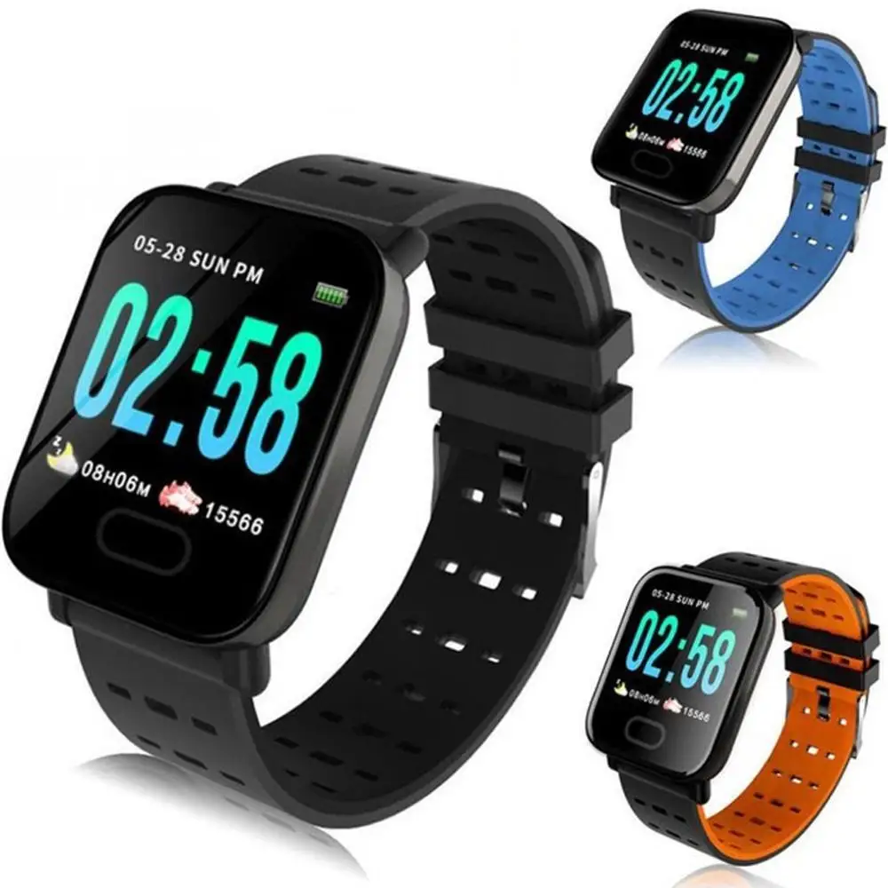 New Smart Watch HD Big Screen Waterproof Swimming Smart Watch Heart Rate Blood Pressure Blood Oxygen Wristband For Android & IOS