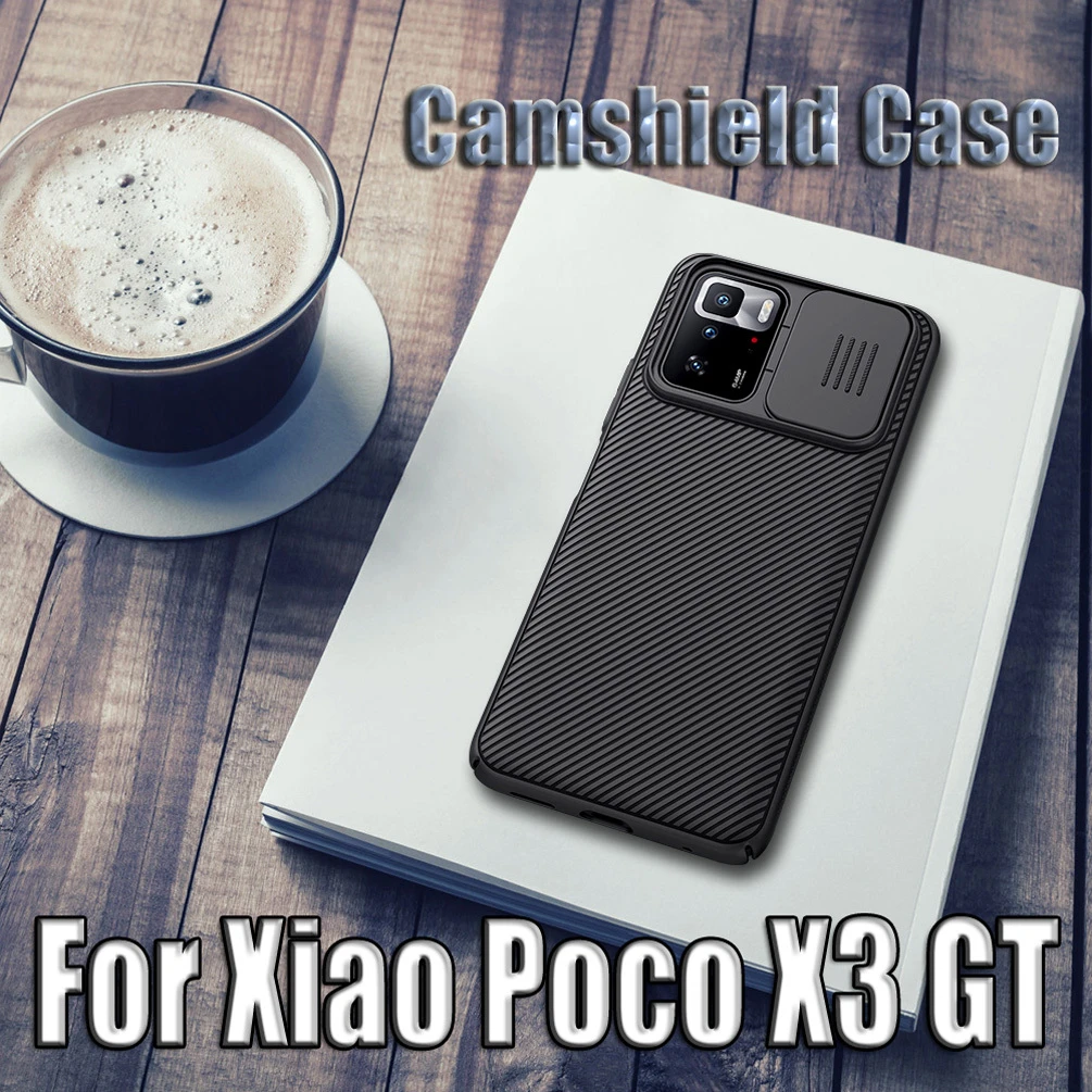 For Xiaomi Poco X3 GT Case NILLKIN CamShield Slide Camera Protection Cover For Xiaomi Poco X3 GT Dust-proof Lens Case