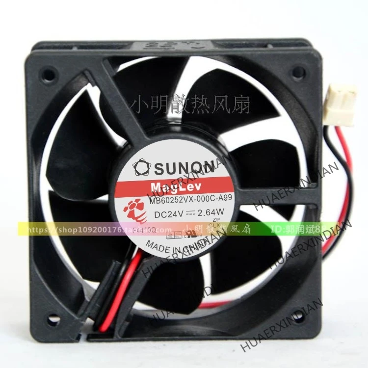 

Original NEW MB60252VX-000C-A99 6025 24V 6CM Motor protection cooling Fan