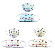 10 шт мультфильм дети одноразовые для рта маска Нетканая защита от образования бактерий маски дети Анти-пыль Хирургическая Маска ушной инструмент-пеля для очистки кожи