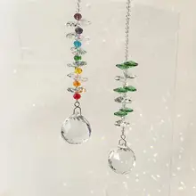 2PK/Набор 30 мм ручной работы Suncatcher Радуга производитель хрустальный шар Призма кулон рождественские подвесные украшения для дома свадебный Декор сувениры