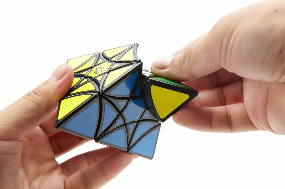 Высококачественный LanLan Curvy Hexagram 3x3x3 Pyraminxeds волшебный куб 3x3 Pyramid speed Puzzle Рождественский подарок идеи детские игрушки
