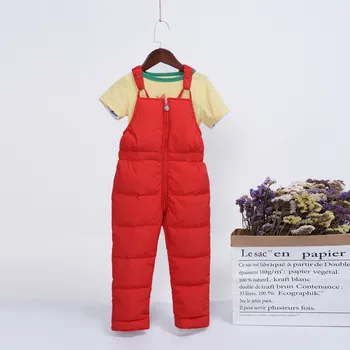 

Toddler Kids Baby Boys Girls Warm Pants Overall Jumpsuit Winter Trousers Clothes High Waist Leggings Baby