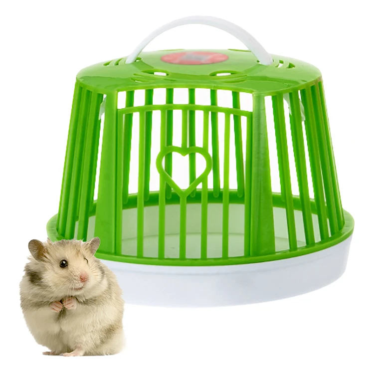 

Large Capacity Mini Cute Hamster Cage Single Layer Portable Hamster Habitat Pet Cage For Small Animals Pet Carry Supplies