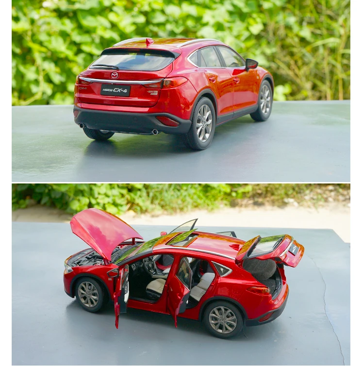 1:18 MAZDA CX-4 SUV литая модель автомобиля игрушки Металлическая Модель автомобиля оригинальная коробка