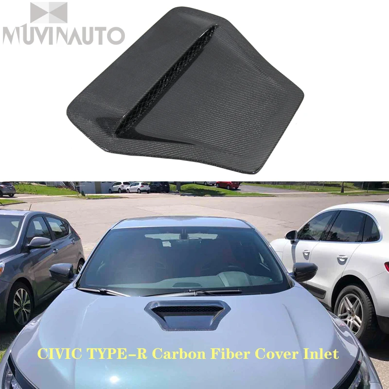 

For Honda 10 Generation Civic TYPE-R Engine Cover Carbon Fiber Intake TYPE-R Air Entry Cover