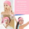 3pcs Adjustable Facial Headband with 1 Mask Brush Yoga Spa Bath Shower Makeup Wash Face Cosmetic Head Band Make Up Accessories 6