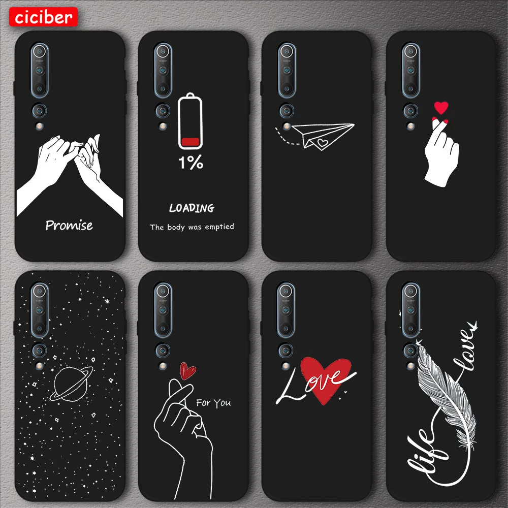 Чехол с сердцем и перьями для Xiaomi Redmi Note 8T 9 8 7 Pro 9A 8A 7A MI 10 9T SE A2 A3 Lite 6X F1 мягкий ТПУ