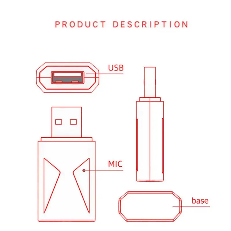 AI Smart голосовой переводчик управление USB распознавание речи перевод языка USB палка 28 язык перевод в режиме реального времени поставка
