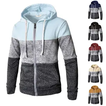 

Newest Men Zip Up Casual Elastic Sweater Coat Tops Jacket Outwear Sweater Jogger Zipper Men Autumn Winter Hoody Sweatercoat